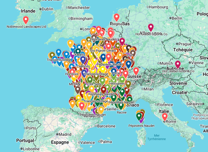 La nouvelle carte interactive des distributeurs Géochanvre